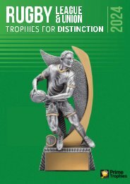 Prime Trophies Rugby Catalogue 2024
