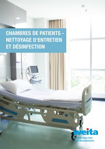 Chambres de patients - nettoyage d‘entretien et désinfection 2024
