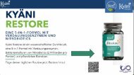 Restore - Synergie heimischer Kräuter. Ausgesuchte heimische Kräuter für Ihre Gesundheit.