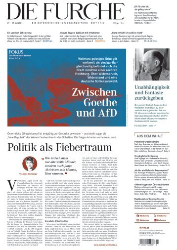 DIE FURCHE 23.05.2024