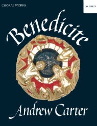 Andrew Carter Benedicite