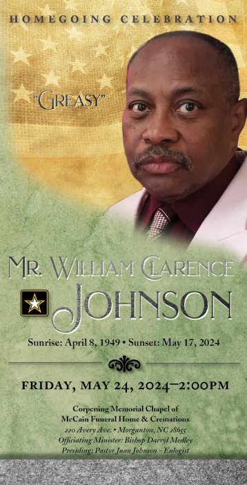 William "Greasy" Johnson Memorial Program