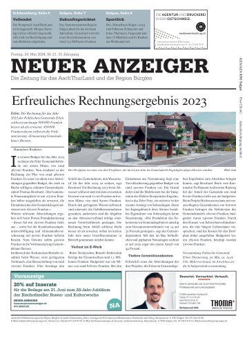Neuer Anzeiger 24. Mai 2024