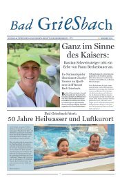 Bad Griesbach Zeitung Sommer 2024