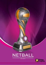Prime Trophies Netball Catalogue