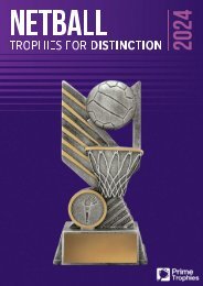 Prime Trophies Netball Catalogue 2024