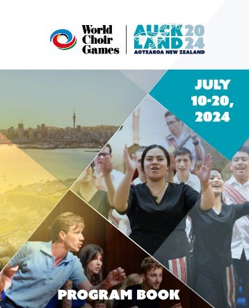World Choir Games Auckland 2024 - Program Book