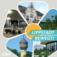 CDU-Fraktion im Rat der Stadt Lippstadt: Erfolgsbilanz 2020-2024