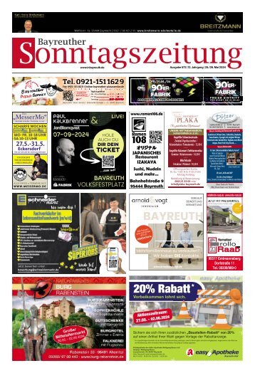 2024-05-26 Bayreuther Sonntagszeitung