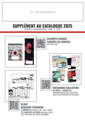 FLYER-REVENDEURS-SUPPLEMENT AU CATALOGUE