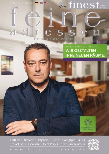 »feine adressen – finest« – Bremen Edition I/2024