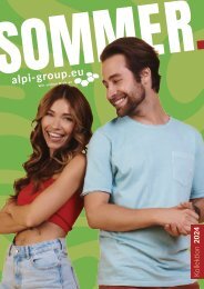 Alpi Group Sommerkatalog 2024