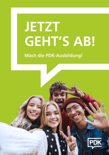 Info-Broschüre zur PDK-Ausbildung
