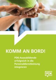 PDK-Infobroschüre für Unternehmen