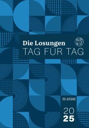 Leseprobe: Losungen Tag für Tag 2025