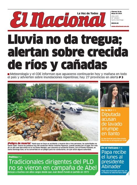 Impreso viernes 24 mayo 2024