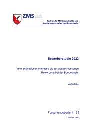 Bewerberstudie 2022 des ZMSBw