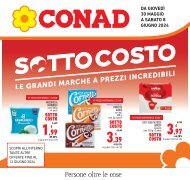 Volantino SOTTOCOSTO CONAD LIGURIA