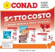 Volantino SOTTOCOSTO CONAD TOSCANA