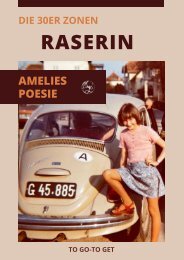 Amelies Poesie - Die 30er Zonen Raserin