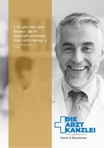 Die Arztkanzlei Broschüre