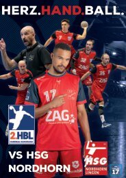 HERZ. HAND. BALL. - 17 - HSG Nordhorn