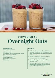 Recipe - Power Meal Overnight Oats