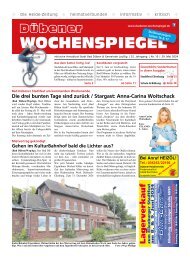 Dübener Wochenspiegel - Ausgabe 10 - Jahrgang 2024