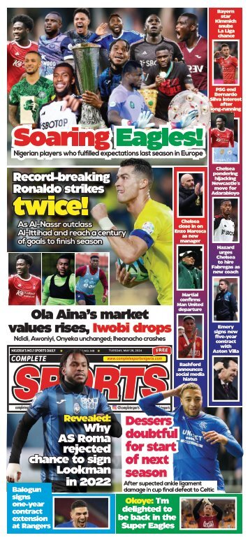 COMPLETE SPORTS - TUESDAY, MAY 28, 2024