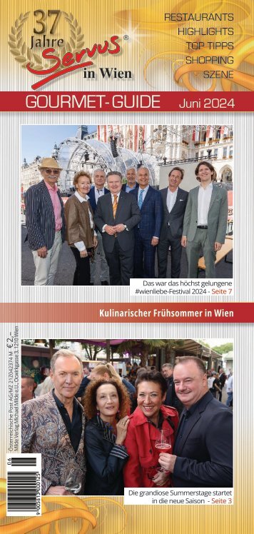 Servus in Wien - Gourmet Guide - Juni 2024