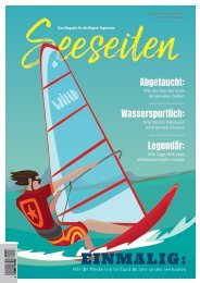 Seeseiten – das Magazin für die Region Tegernsee, Nr. 77, Ausgabe Sommer 2024