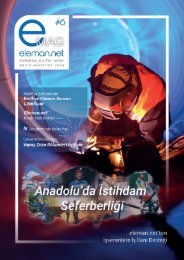 eMAG | eleman.net Kurumsal Dergisi | Sayı 6 | Mayıs- Ağustos