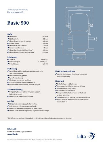 Datenblatt Basic 500