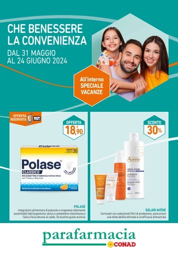 Volantino PARAFARMACIA CONAD