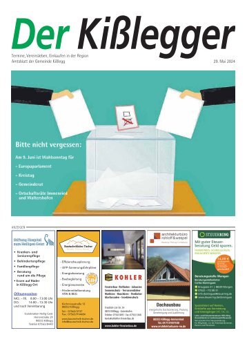29.05.2024 Der Kißlegger