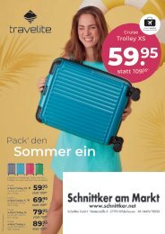 Schnittker | Travelite Pack den Sommer ein 2024