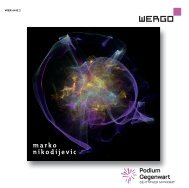 Deutscher Musikrat - Edition Zeitgenössische Musik CD-Booklet Marko Nikodijevic