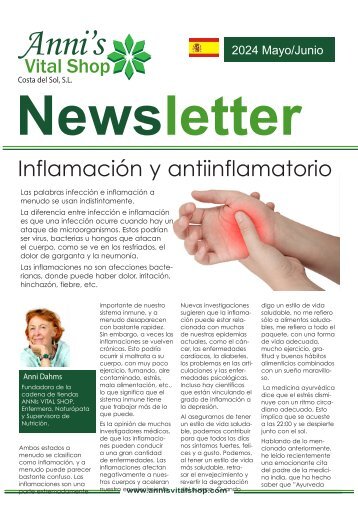 Inflamación y antiinflamatorio