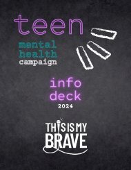 Teen Mental Health Campaign