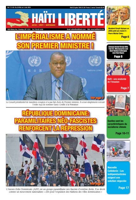 Haiti Liberte 29 Mai 2024