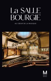 La Salle Bourgie : au coeur de la musique
