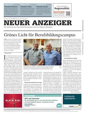 Neuer Anzeiger 31. Mai 2024