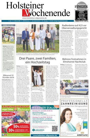 Holsteiner am Wochenende 22 2024