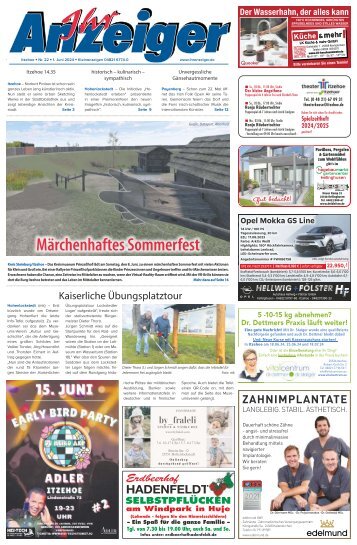 Ihr Anzeiger Itzehoe 22 2024