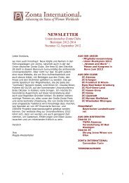 NEWSLETTER - Mitgliederbereich