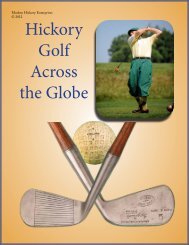 Jörgen Isberg won the scratch prize in the Scottish Hickory ... - Golf.se