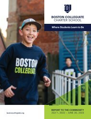 Boston Collegiate Charter School 2023 Annual Report