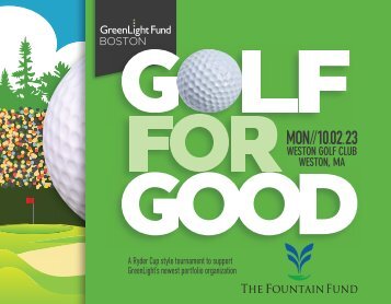 GreenLight Fund | BOSTON Golf 2023 Program