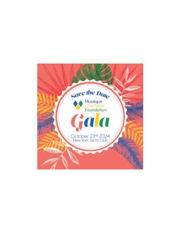 Mustique Charitable Foundation Gala Invitation Package 2024