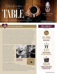 12 on Union: The Table Fall Issue